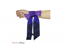 Skinny scarf-Purple  6*130cm